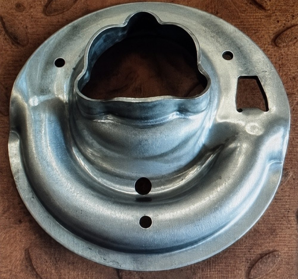 Stamped component